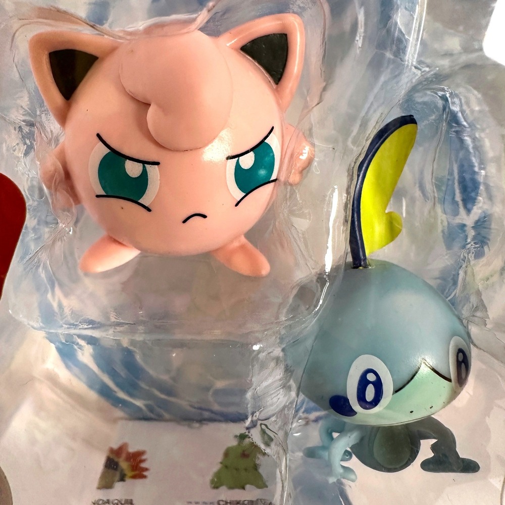Pokemon Battle Figure Pack Sobble Jigglypuff 2 Inch Kids New Toy Jazwares 97627